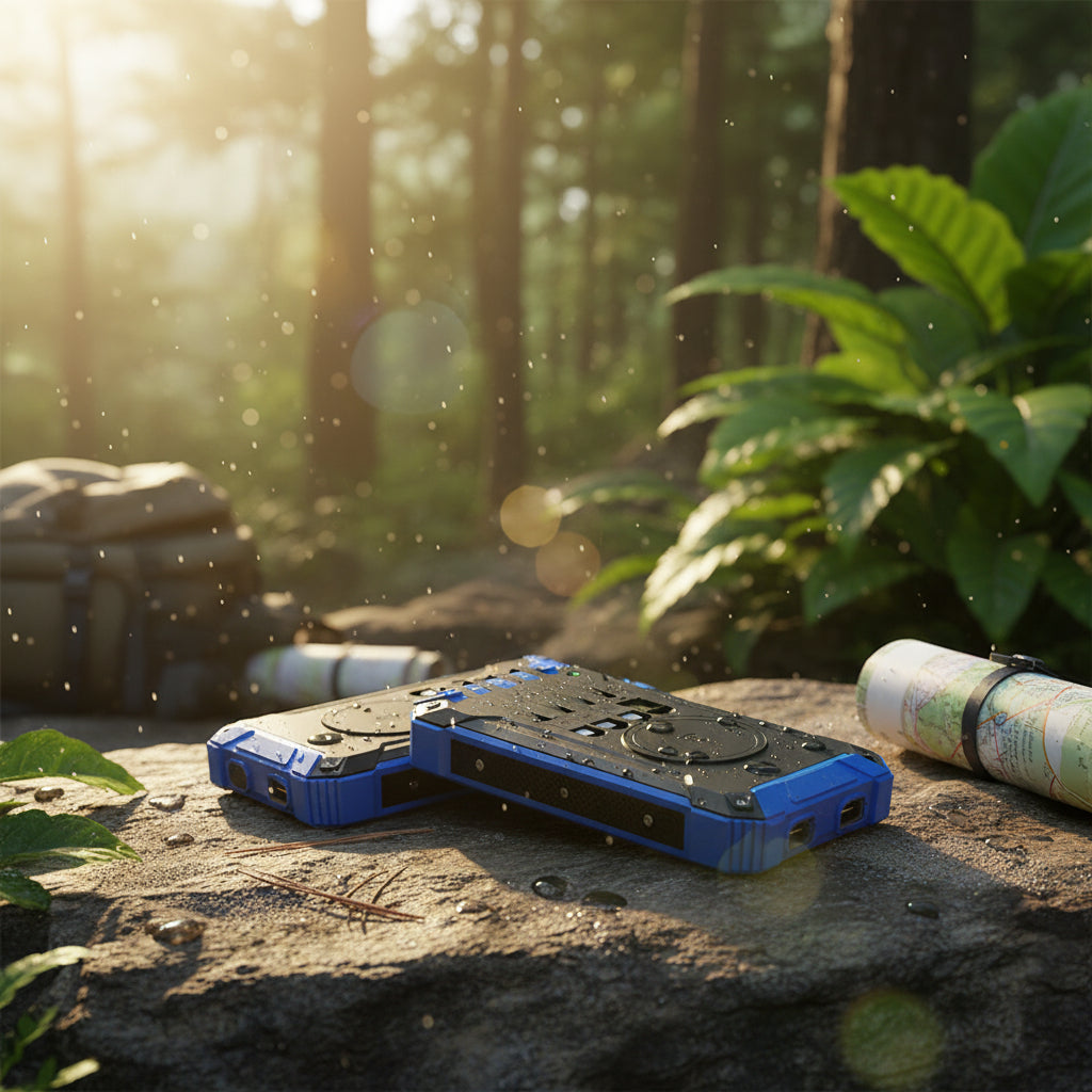 Batterie Externe Solaire Sans Fil 20 000 mAh – Grande Capacité, Charge Rapide Outdoor