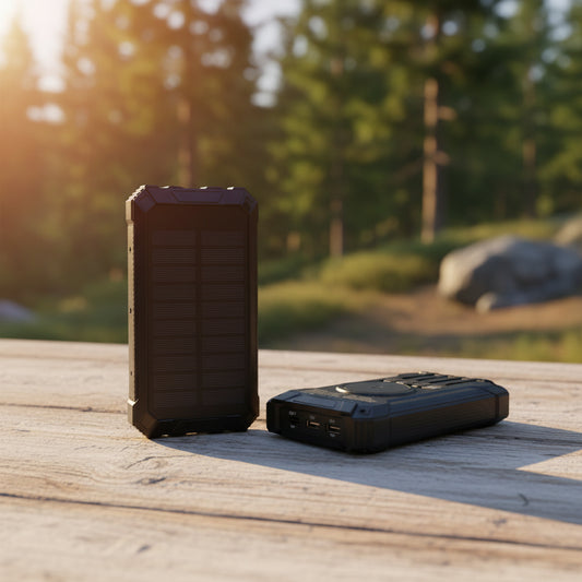 Batterie Externe Solaire Sans Fil 20 000 mAh – Grande Capacité, Charge Rapide Outdoor